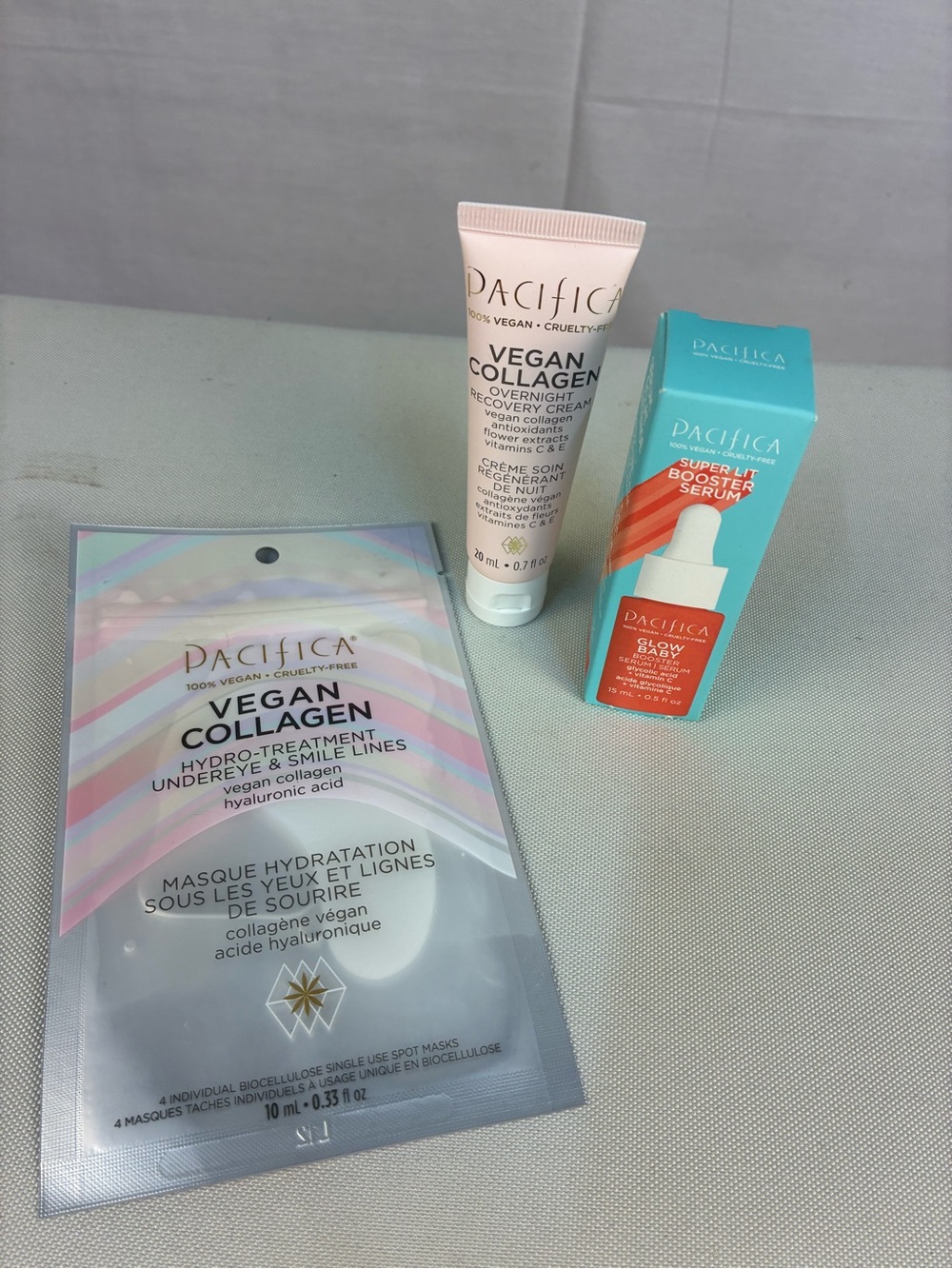 NIP 3 Pc Pacifica Skincare Serums Mask